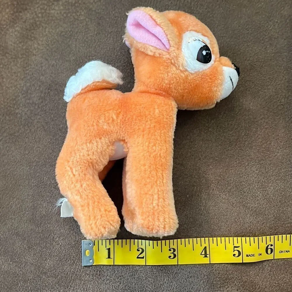 Vintage 1980’s Walt Disney Bambi 7” Plush‎ Stuffed Animal